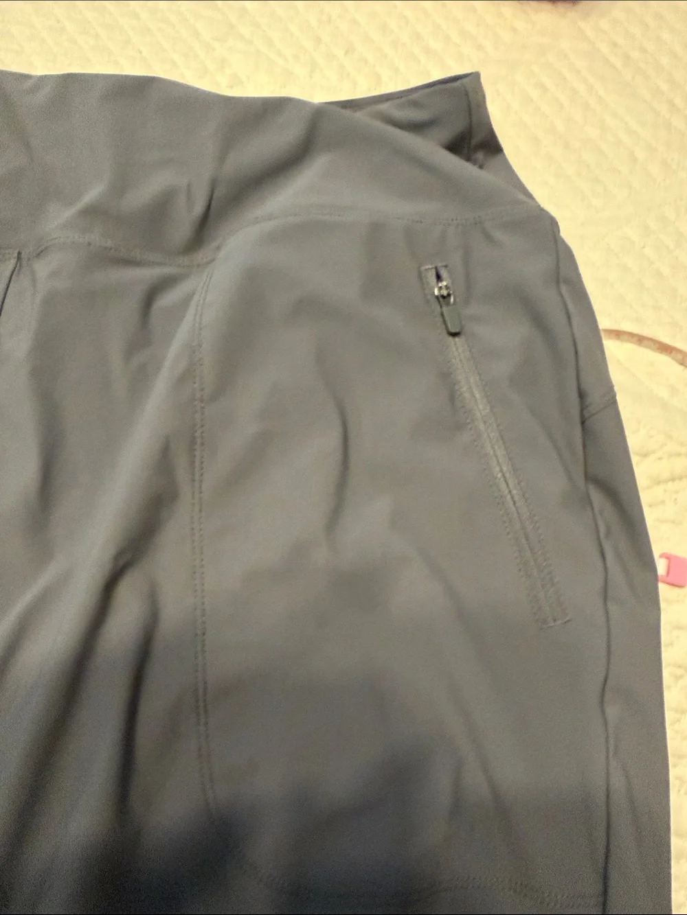 Baleaf Women's Gray High-Waist Bike Shorts
